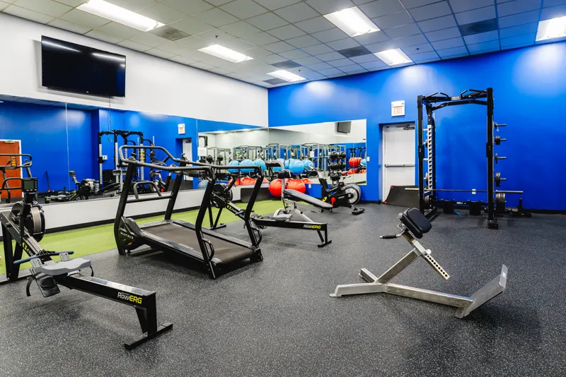 The turf functional training room at Foundation Fitness of Cambridge