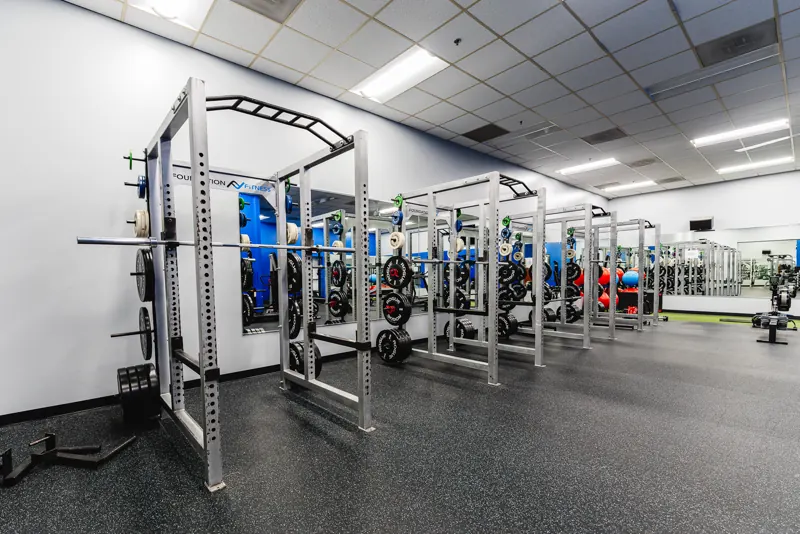 Power racks at Foundation Fitness of Cambridge