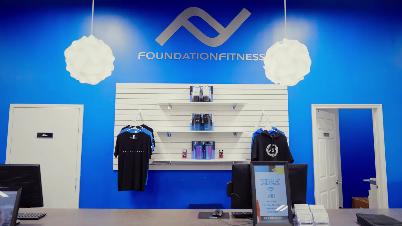 Foundation Fitness Annapolis gym training area