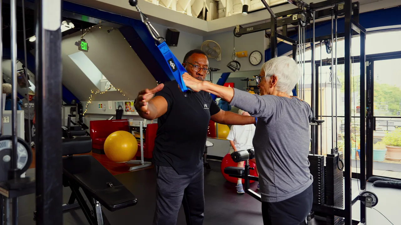 Foundation Fitness Cleveland Park gym training area