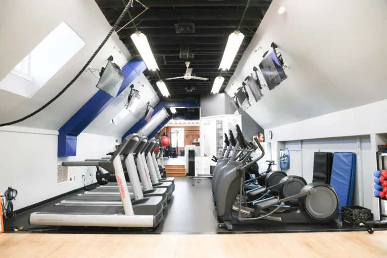 The cardio floor at Foundation Fitness Cleveland Park