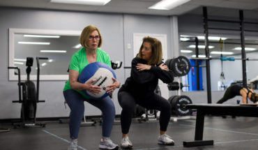 Post-rehab personal training at Foundation Fitness Cambridge