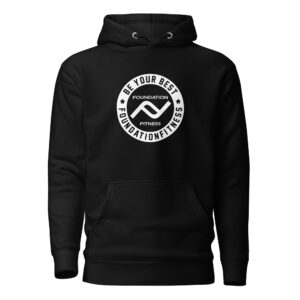 FF circle logo (white) unisex hoodie