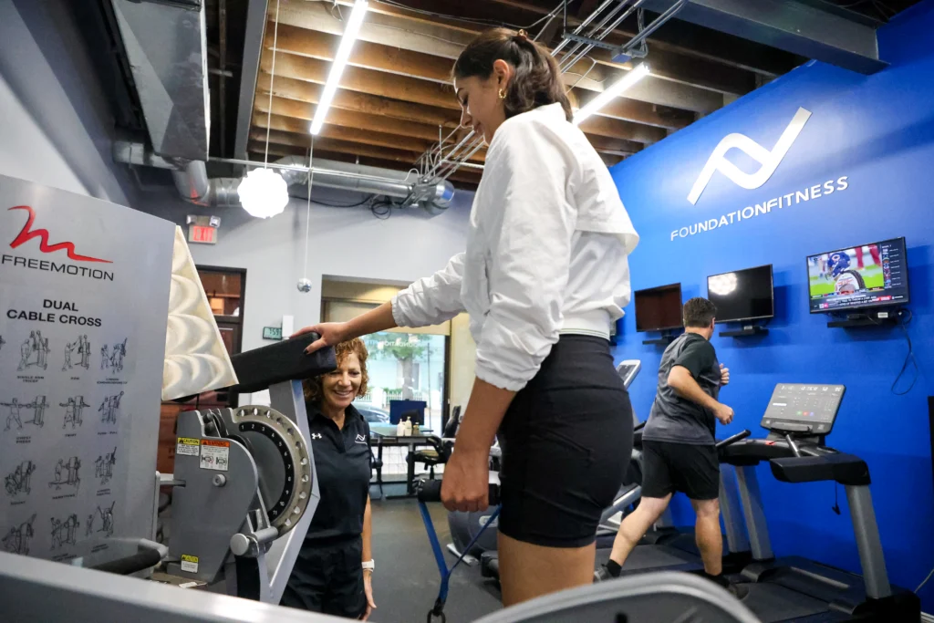 Personal training at Foundation Fitness of Del Ray