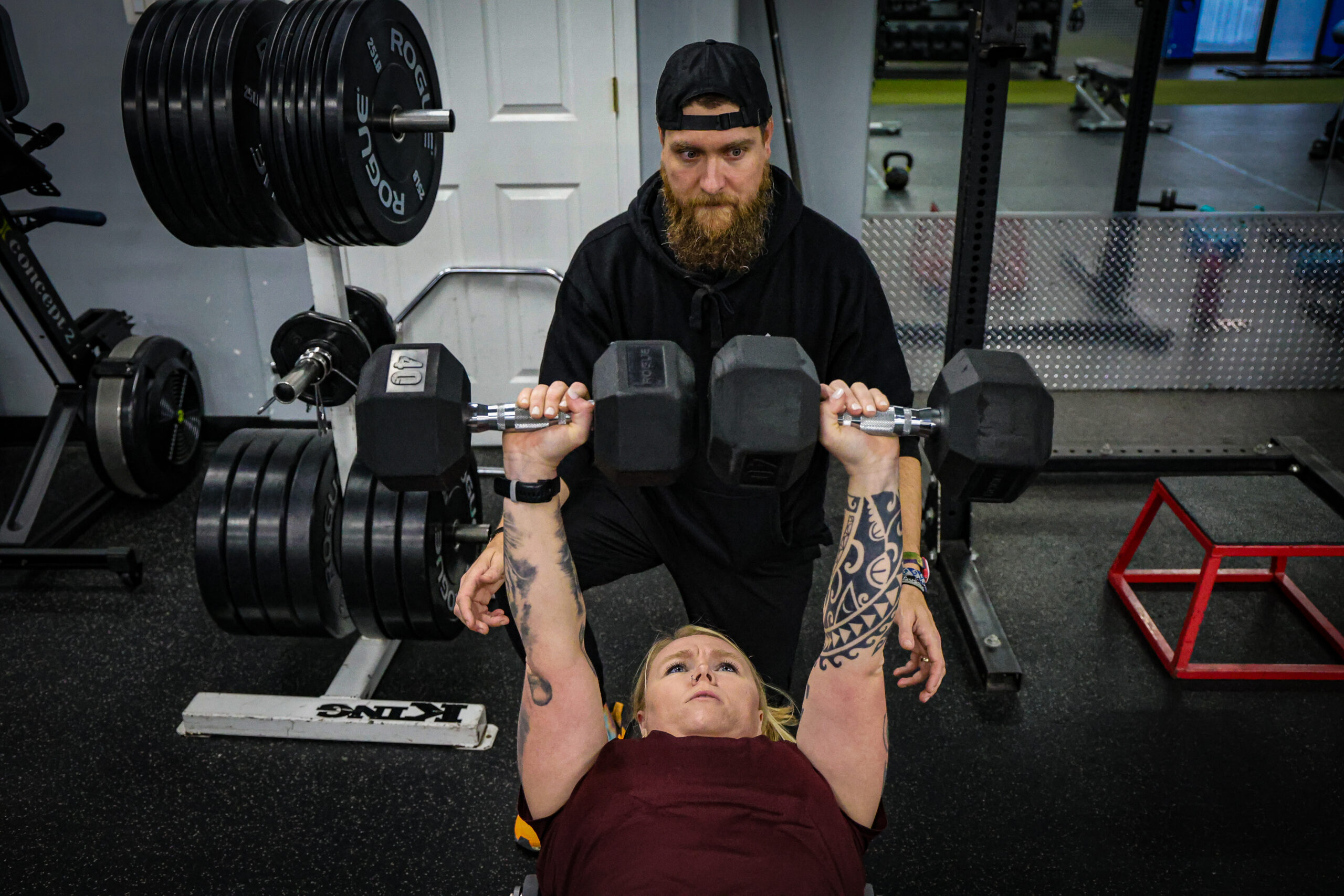 Foundation Fitness Annapolis gym training area